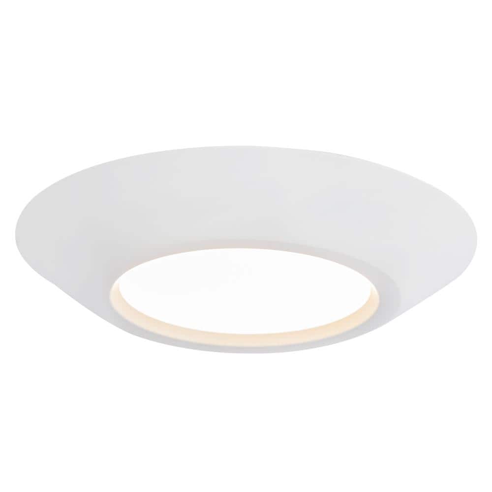 Weylo 6-in White dimmable LED Flush Mount price history on PriceWatchPro