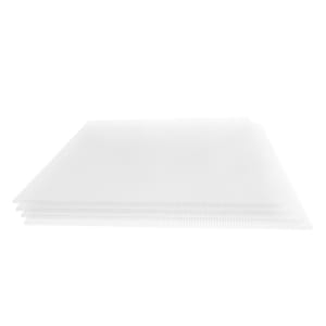 24 in. x 24 in. x 0.236 in. (6 mm) Waterproof Polycarbonate Sheet for Greenhouse Cover and Outdoor Garden (10-Pack)