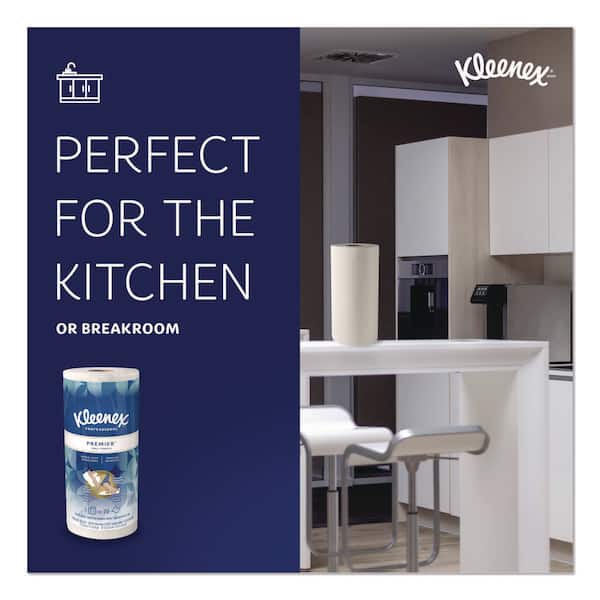 Kleenex Premiere Kitchen Roll Towels White (70 Sheets per Roll, 24
