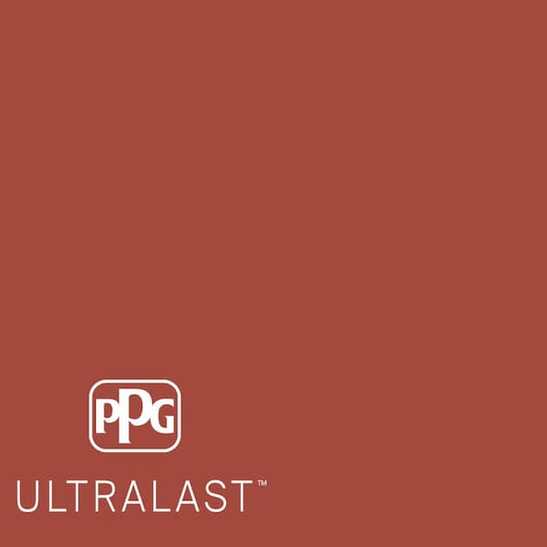 PPG UltraLast 1 gal. #PPG1064-7 Rum Raisin Semi-Gloss Interior Paint and Primer