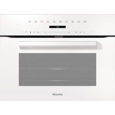 H 7240 BM 24 in. Electric Convection Wall Oven with Built-in Microwave in Brilliant White