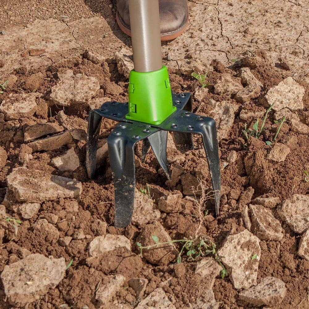 Garden Tiller with Steel Handle - AMES
