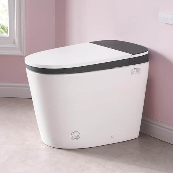 Unbranded 1.6/1.1 GPF ADA Smart Toilet Bidet with Auto Open/Close & UV-C Disinfection