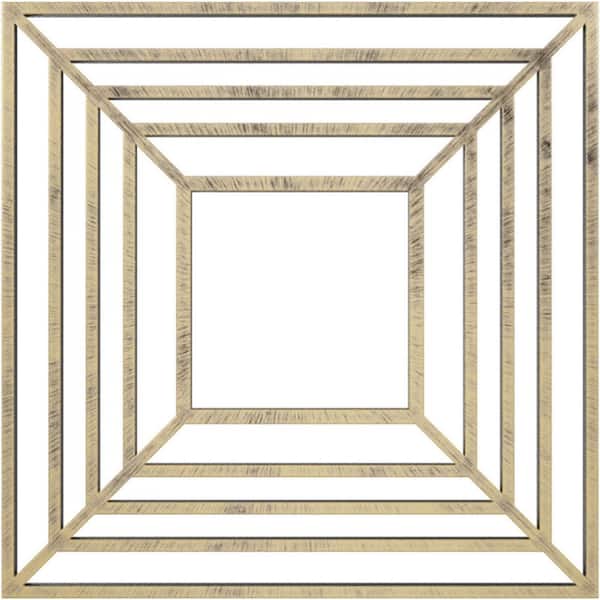 Ekena Millwork 1 in. x 34 in. x 34 in. Raven Architectural Grade PVC Pierced Ceiling Medallion