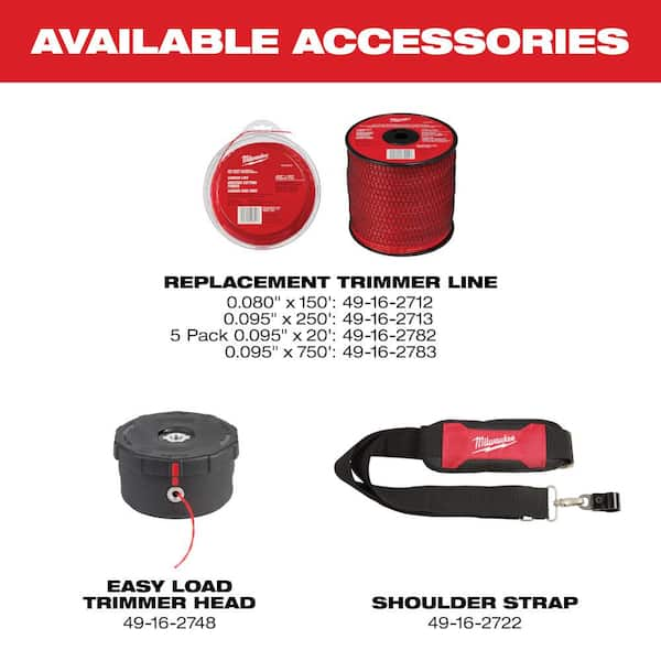 Milwaukee m18 fuel discount string trimmer shoulder strap