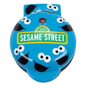 Sesame Street Cookie Monster Blue American Mini Waffle Maker