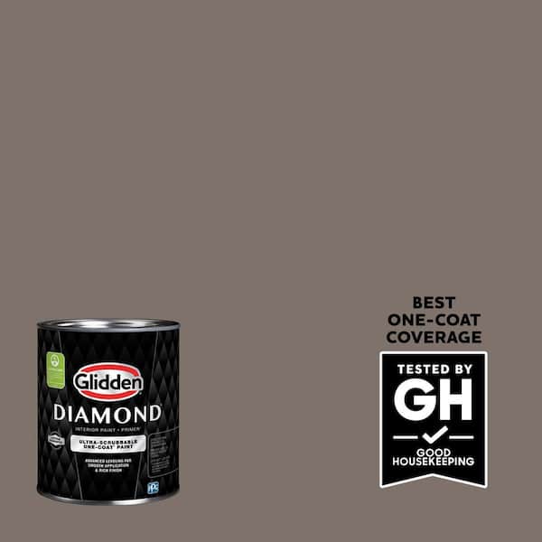 Glidden Diamond 1-qt. PPG1018-6 Flipper Eggshell Interior Paint with Primer