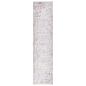 Marmara Beige/Blue Rust 3 ft. x 4 ft. Solid Abstract Area Rug