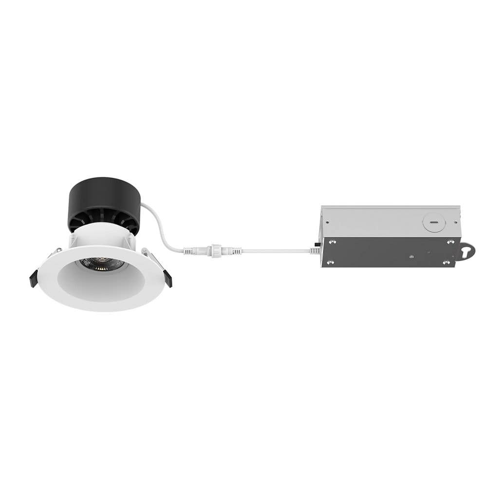 Kenric 3.5 in. Round Adjustable 5CCT Remodel IC Rated Indoor/Outdoor Integrated LED Recessed Light Trim price history on PriceWatchPro