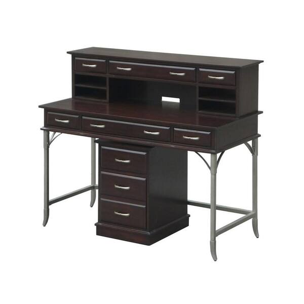 Home Styles Bordeaux Executive Desk, Hutch and Mobile File-DISCONTINUED