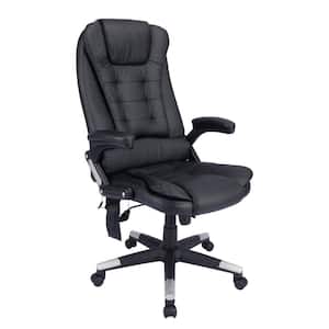 30.3 in W Black big and Tall Executive Office Chair Vibration Office Chair with Massage