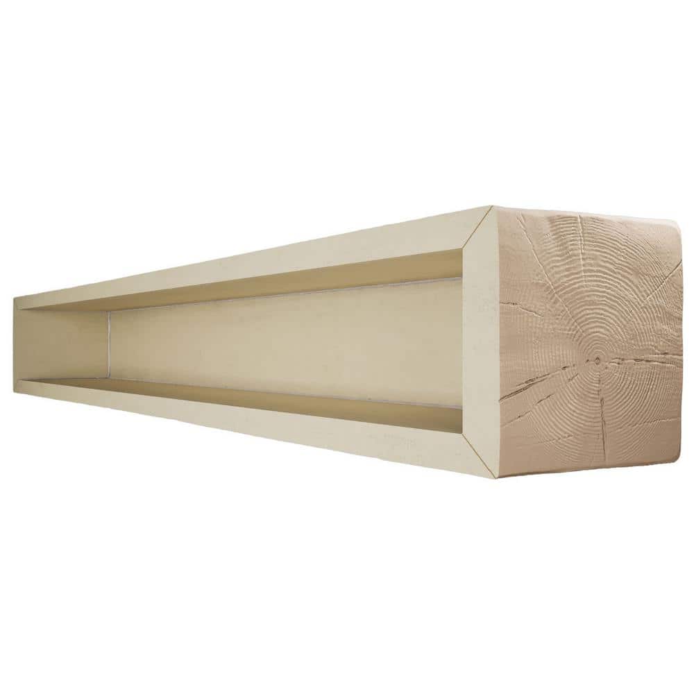6"W x 6"H x 8'L Ready-to-Paint Faux Wood Ceiling Beam