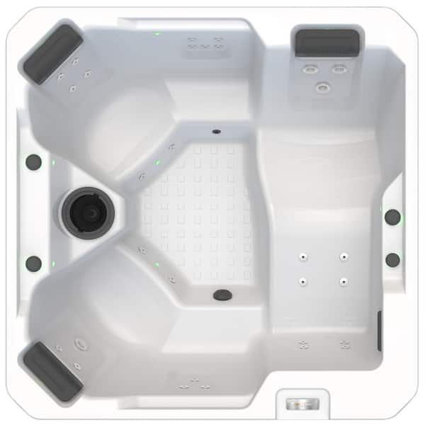 Lifesmart Acacia 5-Person 40-Jet 230V Acrylic Hot Tub with Lounge Seating