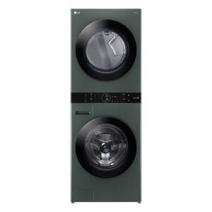 27 in. WashTower Laundry Center with 4.5 cu. ft. Front Load Washer and 7.4 cu. ft. Electric Dryer in Nature Green