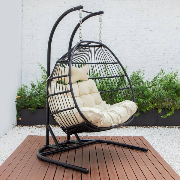 Double seater best sale foldable hanging chair