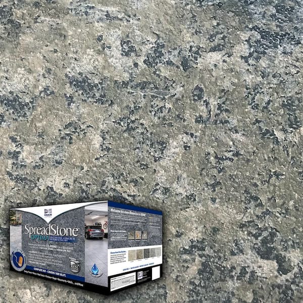 SpreadStone OPTIMA 2.5 Gal. Lake Rock Satin Interior/Exterior Decorative Concrete Resurfacing Kit