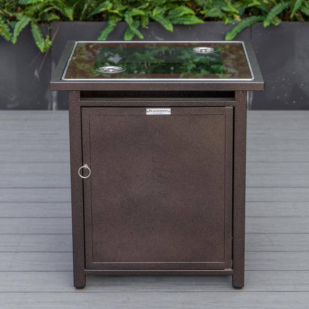 Walbrooke Brown Outdoor Patio Square Tank Holder price history on PriceWatchPro