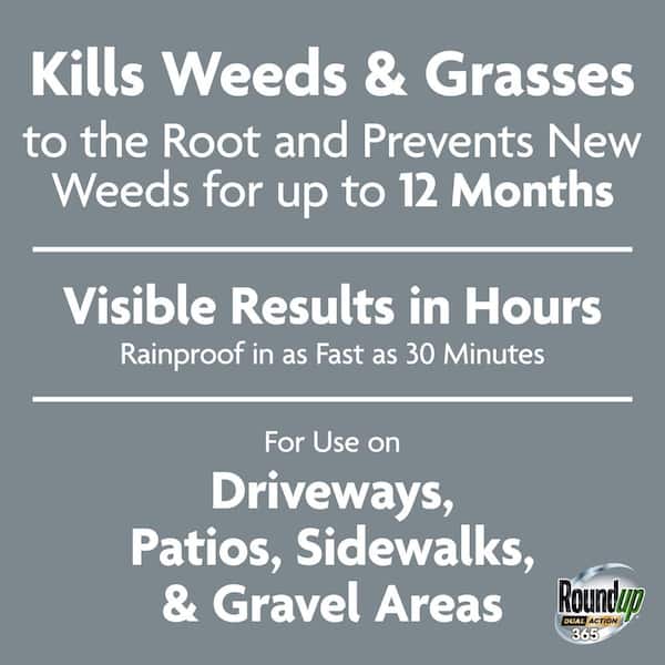 1 Gal. Dual Action 365 Weed and Grass Killer Plus 12-Month Preventer with Comfort Wand, Kills, Prevents for up to 1-Year