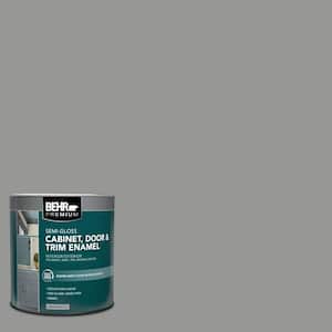 1 qt. #PPU24-19 Shark Fin Semi-Gloss Enamel Interior/Exterior Cabinet, Door & Trim Paint