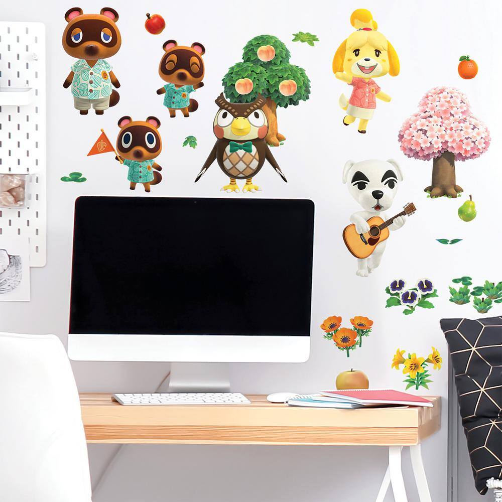 Animal Crossing Vinyl Peel and Stick Wall Decals