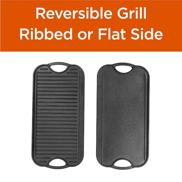Cast Iron Reversible Grill/Griddle – Laurel Mercantile Co.