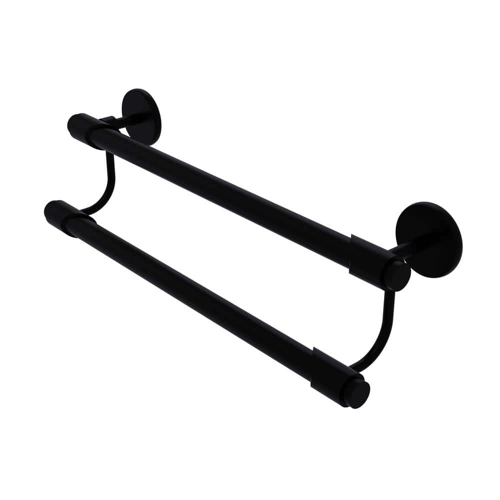 Tribecca Collection 24 in. Wall Mounted Double Towel Bar in Matte Black price history on PriceWatchPro