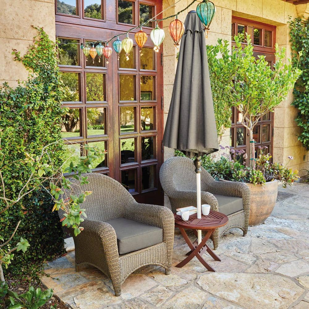 Montlake FadeSafe Light Charcoal Grey Patio Chaise Lounge Cushion Slip Cover, 72"L x 21"W