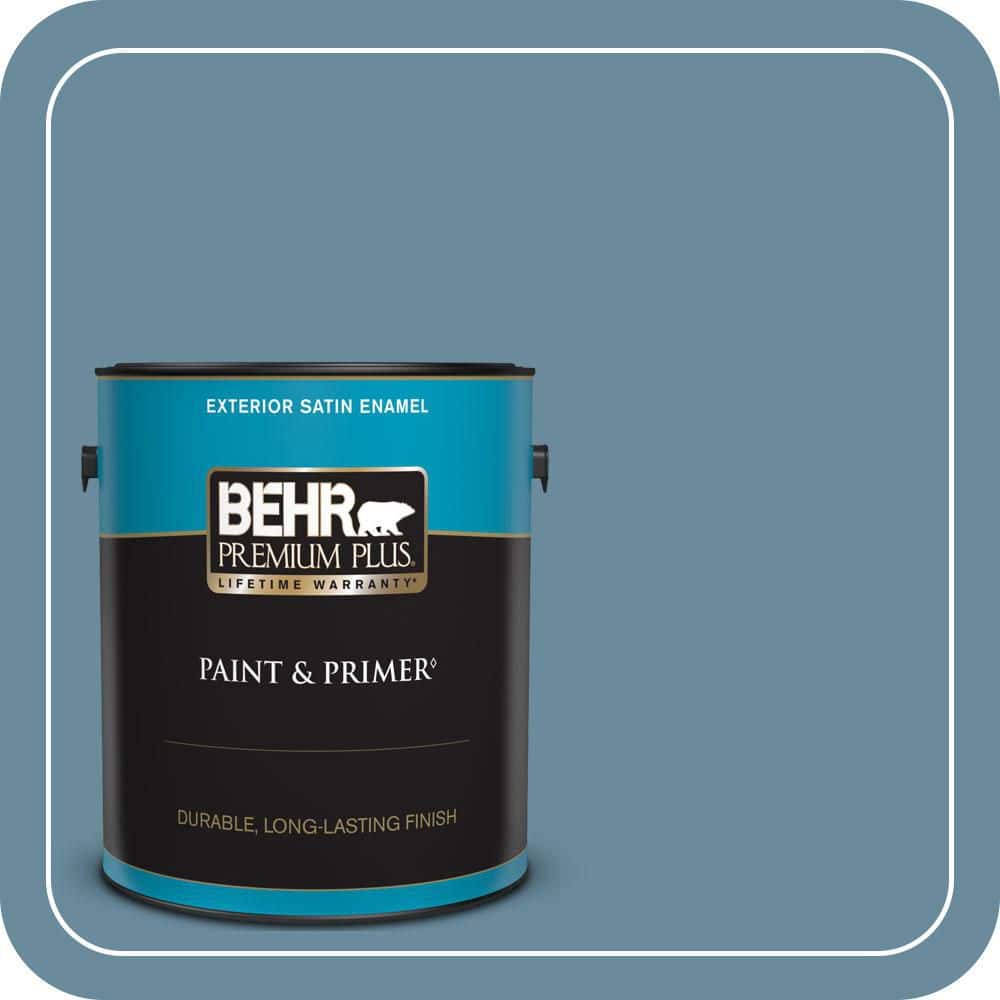 1 gal. #550F-5 Winter Lake Satin Enamel Exterior Paint & Primer price history on PriceWatchPro