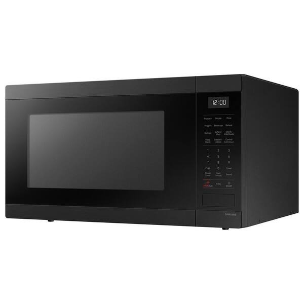 Samsung 1.9 cu. ft. 900 W Countertop Microwave in Matte Black