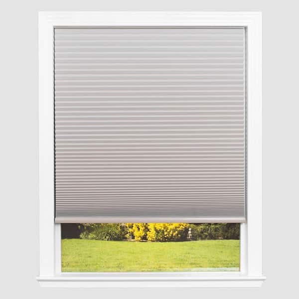 Redi Shade Easy Lift Cut-to-Size Natural Cordless Blackout Cellular Fabric Shade 60 in. W x 64 in. L