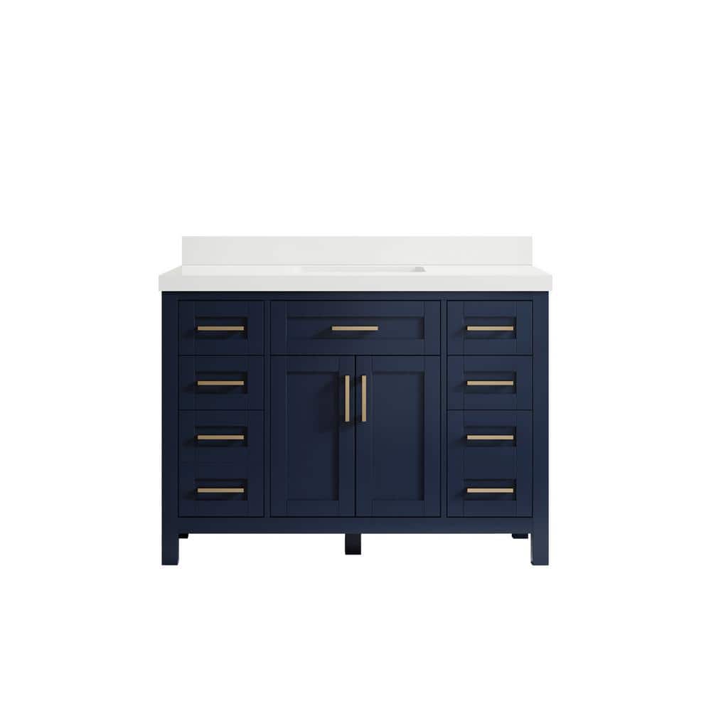 Willow Collections Cambridge 48 in. W x 22 in. D x 36 in. H Bath Vanity