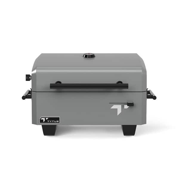 Emberwood Portable Charcoal Grill and Smoker in Gunmetal Gray