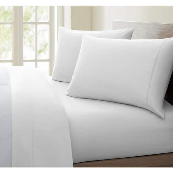 Luxurious Collection White 1000-Thread Count 100% Cotton Full Sheet Set