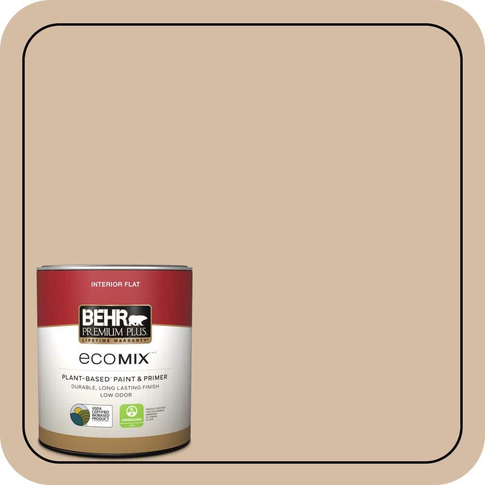 1 qt. Home Decorators #HDC-SM14-3 Concept Beige Flat EcoMix Plant-Based Interior Paint & Primer price history on PriceWatchPro
