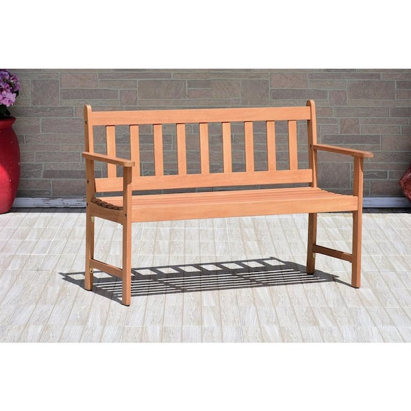 Dunster 46 in. Wood Outdoor Bench