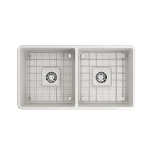 Stainless Steel Sink Grid for 33 in. 1139 Farmhouse Apron Front Fireclay Double Bowl Kitchen Sinks