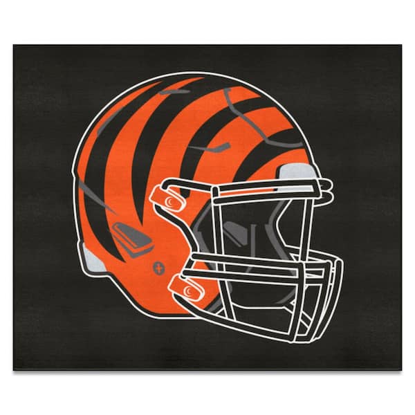 FANMATS NFL - Cincinnati Bengals Helmet Rug - 5ft. x 6ft.