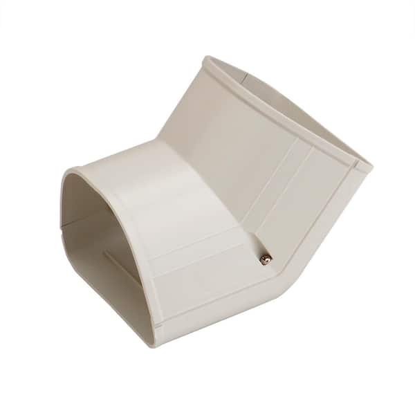 RectorSeal Fortress Lineset Covers 4.5" 45° In Vertical Ell, Ivory 122