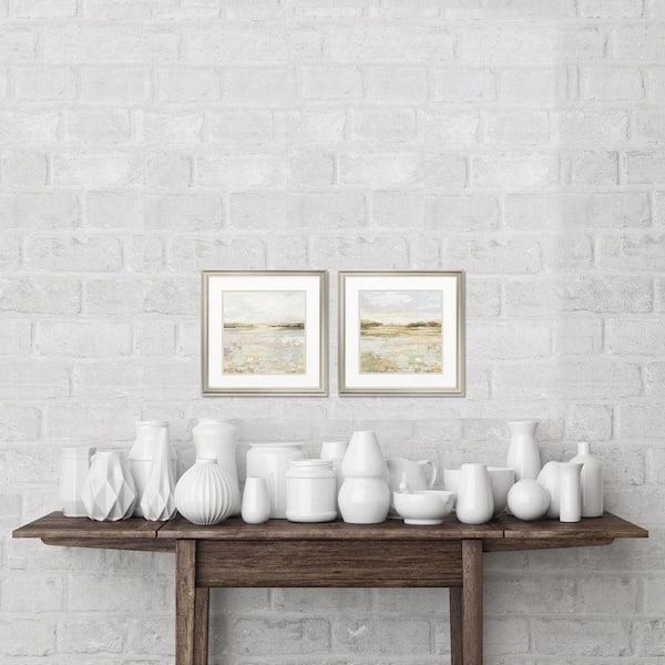 2 Piece Framed 2 Piece Nature Art Print 18 in. x 18 in.