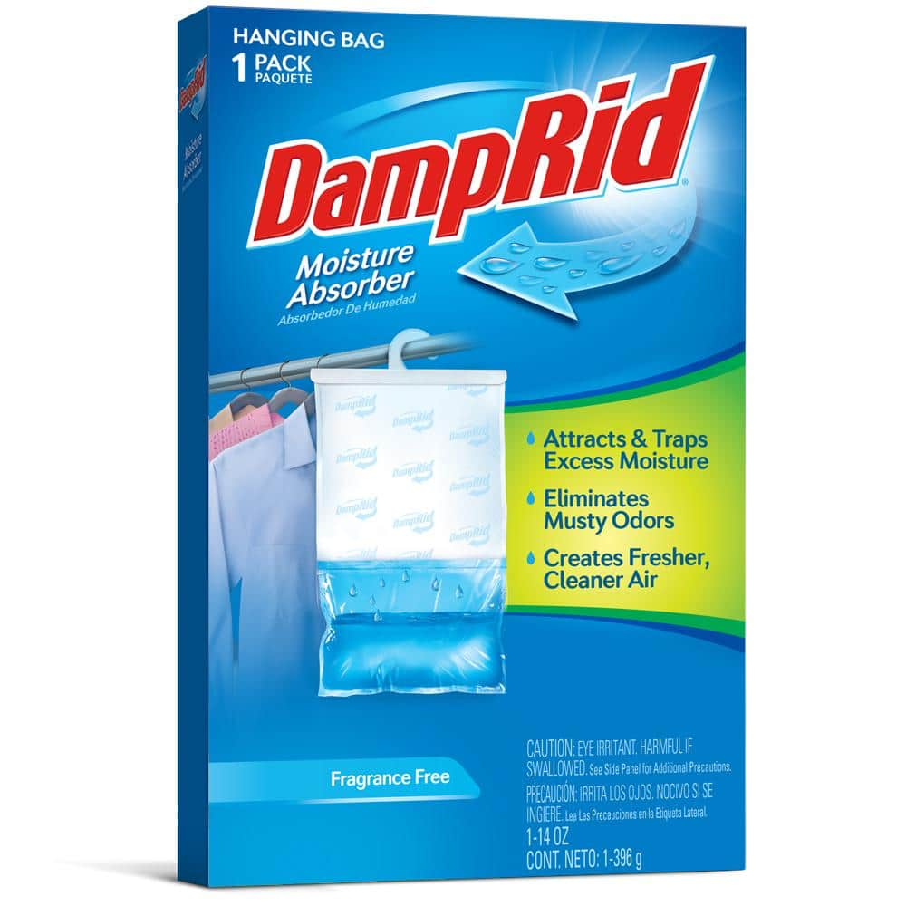 UPC 075919100806 product image for DampRid 14 oz. Fragrance Free Hanging Moisture Absorber, White | upcitemdb.com