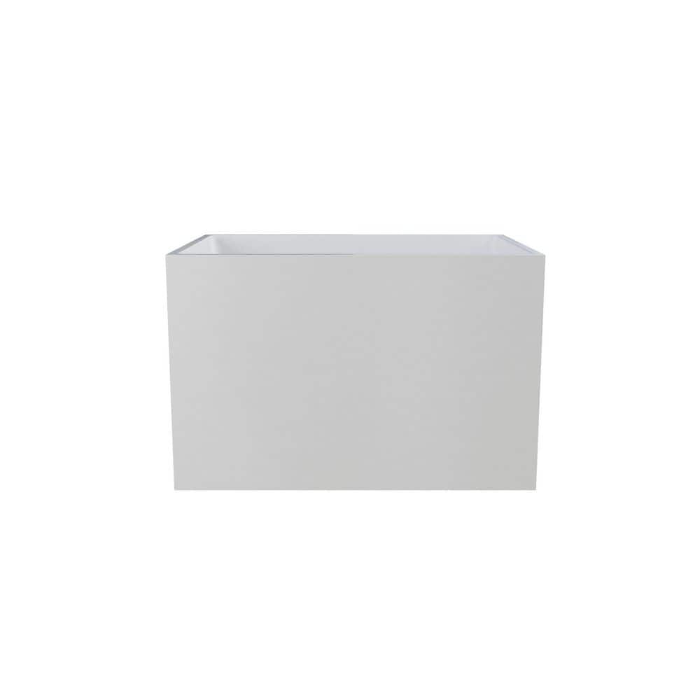 39 in. x 27.5 in. Acrylic Flatbottom Freestanding Japanese Soaking Bathtub in White with Seat price history on PriceWatchPro