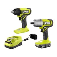 RYOBI ONE+ 18V Cordless 2-Tool Combo Kit w/Battery and Charger Deals