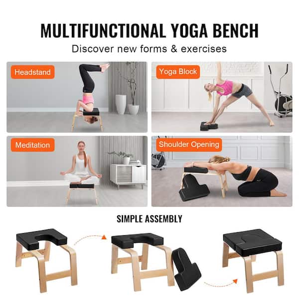 VEVOR Yoga Headstand Bench, 300 Capacity Yoga Inversion Chair - Main Image