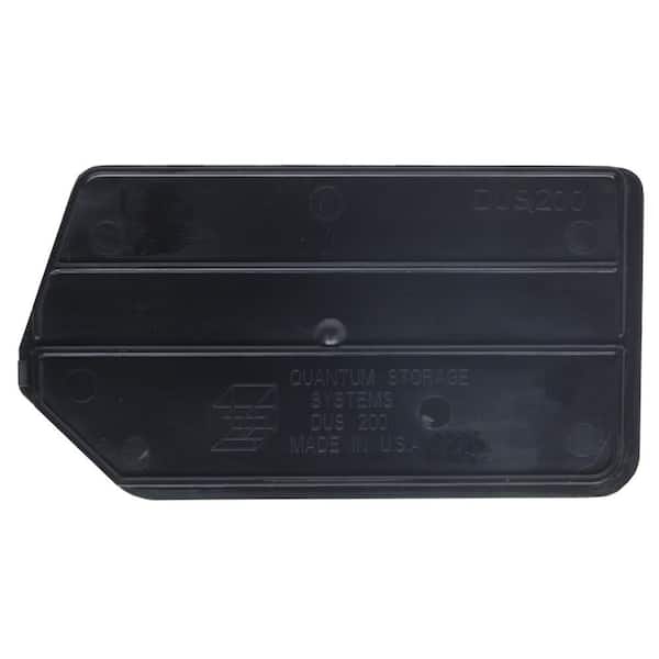 QUANTUM STORAGE SYSTEMS Black Plastic Closet Drawer Organizer (6-Pack)