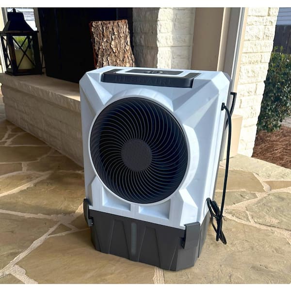 Hessaire - 900 CFM 2-Speed Portable Evaporative Cooler for 350 sq. ft. in Gray