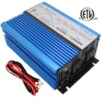 600 Pure Sine Inverter 12-Volt DC to 120-Volt AC ETL Listed to UL 458