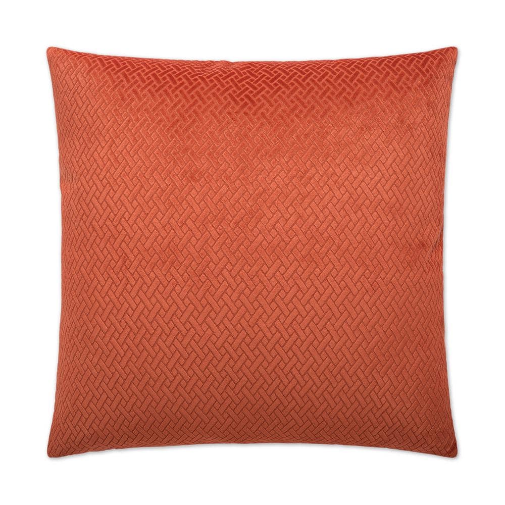 paprika colored throw pillows