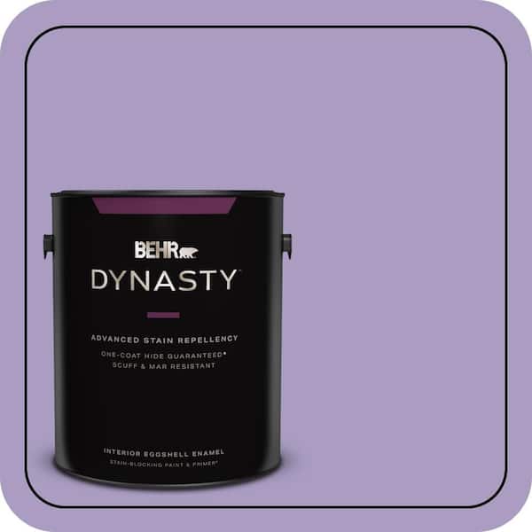 BEHR DYNASTY 1 gal. #M560-4 Evening Slipper One-Coat Hide Eggshell Enamel Interior Stain-Blocking Paint & Primer