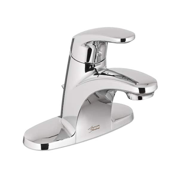 American Standard Colony Pro 4 in. Centerset Single-Handle Low-Arc Bathroom Faucet with Pop-Up Assembly in Polished Chrome