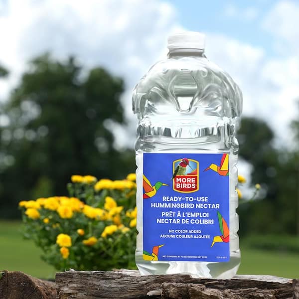 More Birds 64 Oz Hummingbird Clear Nectar Ready to Use MB707 - The